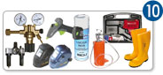 10 - WELDING TOOLS - TOOLS FOR COMPRESSED AIR-GAS TREATMENT