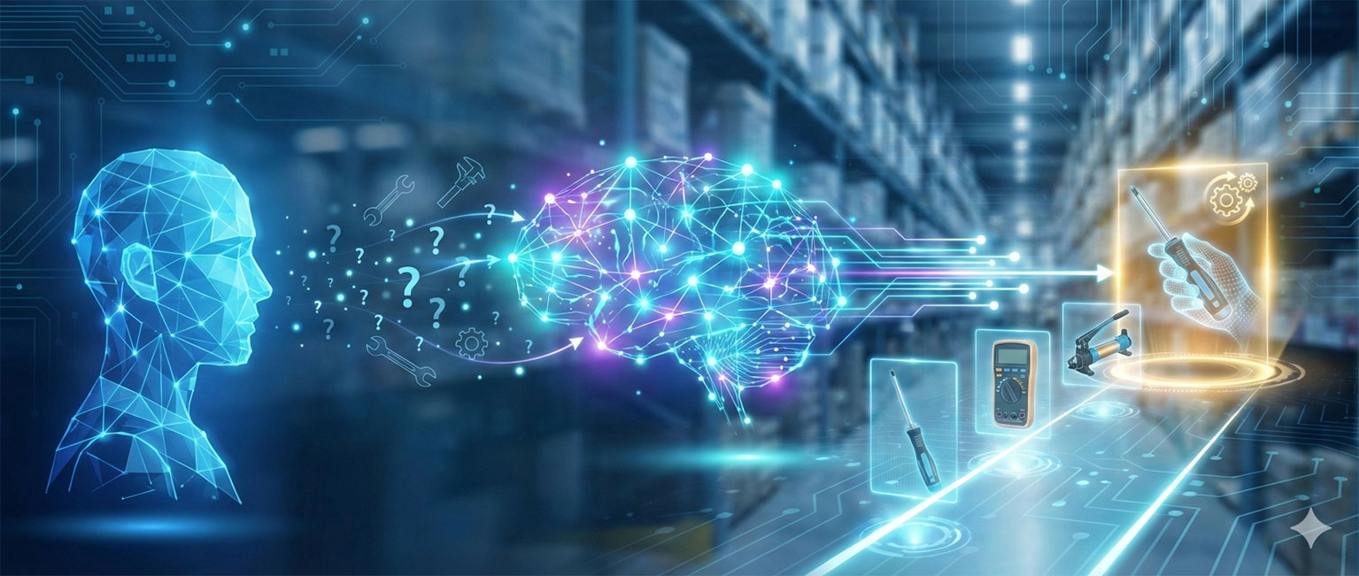 Banner per Assistente Virtuale AI di Sicutool AVi