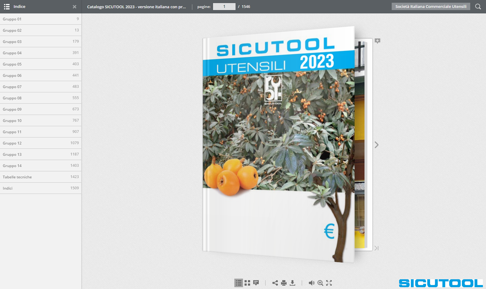 Catalogo utensili Sicutool FlipBook