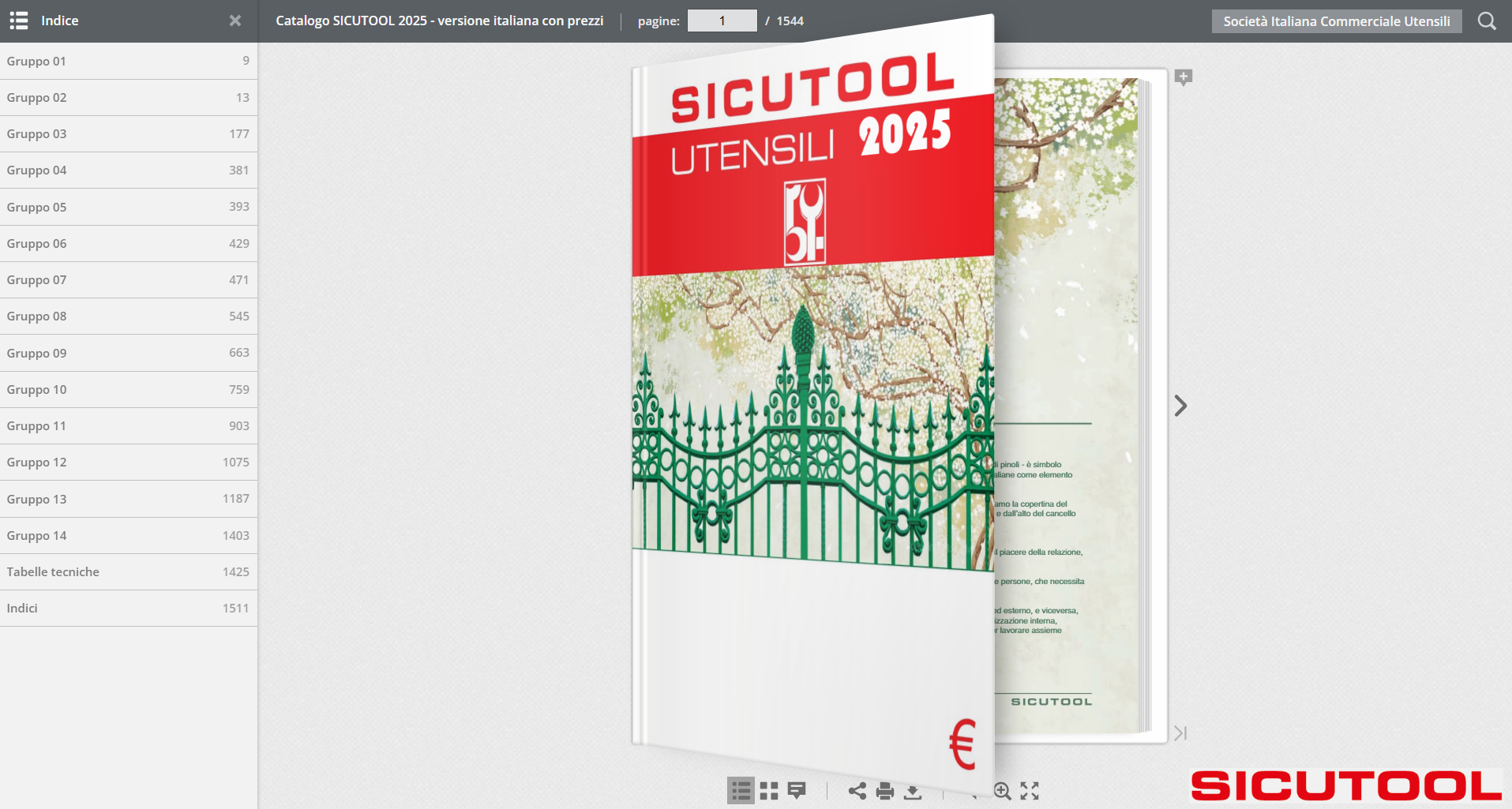 Catalogo utensili Sicutool FlipBook