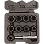 1409G - SCREWS AND NUTS EXTRACTORS IN SET - Orig. Gedore red