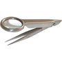 165 - STEEL TWEEZERS WITH LENS - Prod. SCU