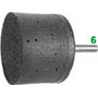 7879GA - ABRASIVE GRINDING WHEELS WITH SOFT RUBBER SUPPORT - Prod. SCU