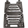 879GFT - COMBINED FIXED AND RATCHET WRENCHES IN SET - Orig. Gedore red