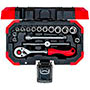 945GM - SETS OF SOCKETS - Orig. Gedore red