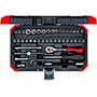 945GR - SETS OF SOCKETS - Orig. Gedore red