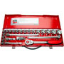 971GE - SETS OF SOCKETS - Orig. Gedore red