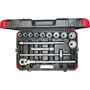 975G - SETS OF SOCKETS - Orig. Gedore red