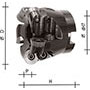 9845G - INSERTS HOLDER FOR MILLING WITH MECHANICAL FIXING - Prod. SCU