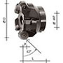 9845H - INSERTS HOLDER FOR MILLING WITH MECHANICAL FIXING - Prod. SCU