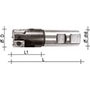 9845T - INSERTS HOLDER FOR MILLING WITH MECHANICAL FIXING - Prod. SCU