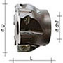 9846A - INSERTS HOLDER FOR MILLING WITH MECHANICAL FIXING - Prod. SCU