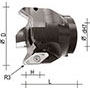 9846B - INSERTS HOLDER FOR MILLING WITH MECHANICAL FIXING - Prod. SCU