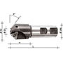 9846E - INSERTS HOLDER FOR CHAMFERING AND COUNTERSINKING WITH MECHANICAL FIXING - Prod. SCU